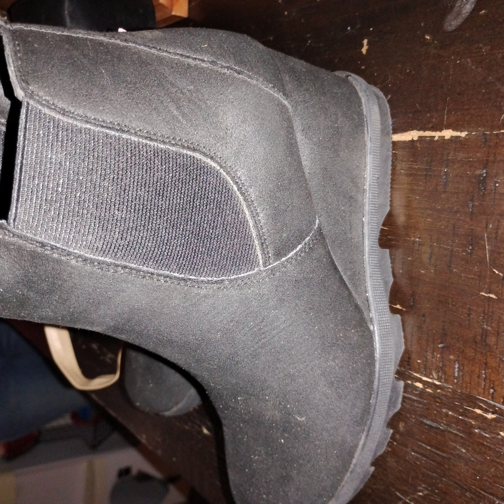 Serra Black Ankle Boots & Booties